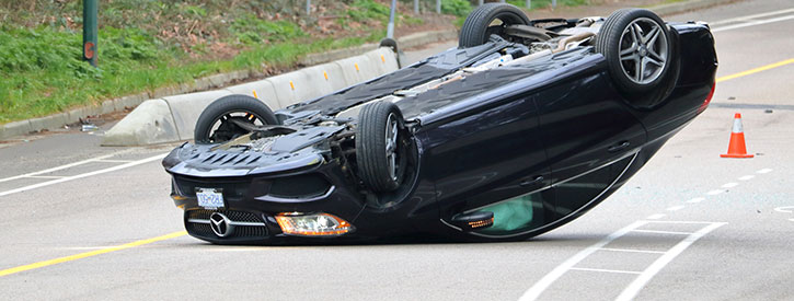 What are Rollover car accidents