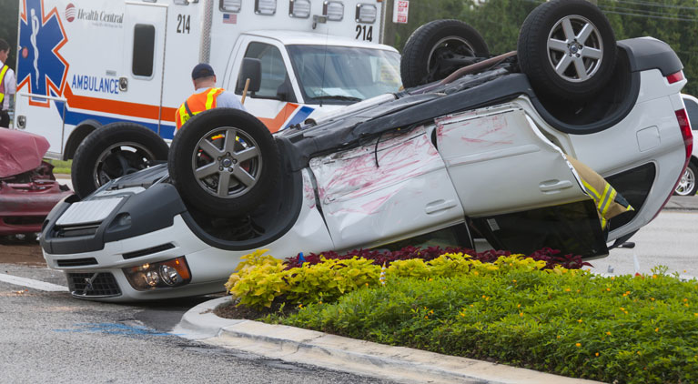 One dead in a rollover accident